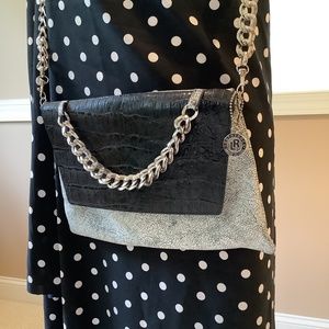 Leather Rocks crossbody/clutch